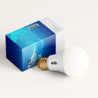 Ampoule LED biodégradable de luxe bougie boîte d'ampoule led de luxe personnalisée/boîte d'emballage d'ampoule/boîte en papier pliable de stockage d'ampoule