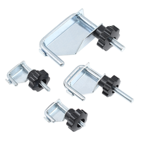 Lot de 4 pinces à sertir en U pour tuyaux d'eau et d'huile, pinces de serrage pour réparation automobile