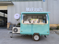 Meilleur Choix : Camion Food Truck Entièrement Équipé, Remorque Mobile pour Café, Chariot à Hot-dogs, Équipement pour Boissons et Bières, Chariot à Crème Glacée et Remorque