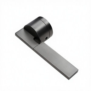 Poignée de porte à levier en alliage de zinc résistant à la rouille, design scandinave, pour entrée d'appartement, avec installation ambidextre et facile - Product Image 3