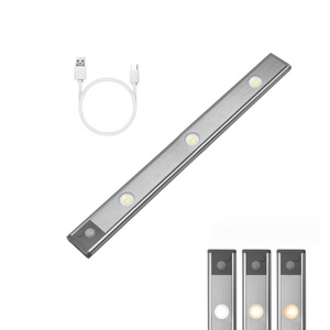 Luz de Armario de 3 Colores con Sensor de Movimiento Ojo de Gato, Luces Nocturnas LED para Gabinetes de Cocina, Recargables de 1000mAh - Product Image 2