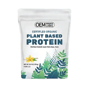 Poudre d'Isolat de Protéine de Pois 100% Végétale, Bénéfique pour la Beauté et la Santé, Marque Privée OEM, Vente en Gros (Déconseillé aux Femmes Enceintes) - Product Image 1