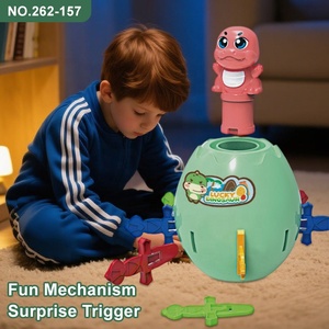 LEZA BABY Pop-Up Dinosaure Action <span class=keywords><strong>Jeu</strong></span> <span class=keywords><strong>de</strong></span> société pour enfants <span class=keywords><strong>Jeu</strong></span> familial classique pour garçons et filles Jouets préscolaires Jouets en plastique pour enfants - Product Image 4