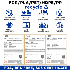Botellas de Plástico PET (con Tapas de Rosca) para <span class=keywords><strong>Kombucha</strong></span>, Café Frío, Jugo de Frutas; Disponibles en Tamaños de 150 ml, 250 ml, 350 ml, 500 ml y 16 oz - Product Image 5