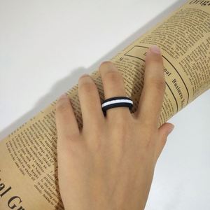 18K Gold <strong>Claddagh</strong> <strong>Ring</strong> 4 Bands Connected Carbon Fiber <strong>Mens</strong> Silicone Delay Ejaculation Custom Pickleball Silicon Protector - Product Image 4