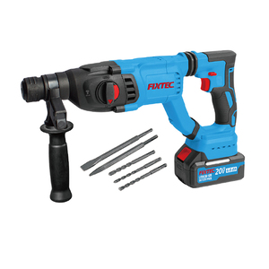 FIXTEC - Martillo Perforador Rotatorio Profesional de 20 V con Batería de Litio Recargable, Sin Escobillas, de 26 mm, FCRH2602M, Martillo Rotatorio FCRH260 - Product Image 1