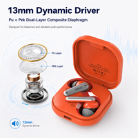 Audífonos Inalámbricos ANC ENC TWS V6.0 con Cancelación de Ruido, Chipset JL, Controladores de 13MM y Estuche de Carga de 400mAh