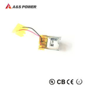 Batería de Polímero de Iones de Litio Recargable Pequeña A&S Power AS551013 de 3.7V 50mAh para Casco Inteligente - Product Image 3