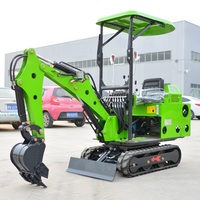 Petit excavateur à roues FW10S, 1 tonne, de haute qualité, vente en gros,