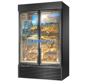 Metal Dry Ager Cold Beef Cooler Fan Cooling System Frozen Beef Freezer Equipments