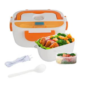 Hot Bán Thực Phẩm Portablech Hộp Có Thể Tháo Rời Bento Tiffin Thực Phẩm Ấm Hơn Sưởi Ấm Điện Hộp Ăn Trưa