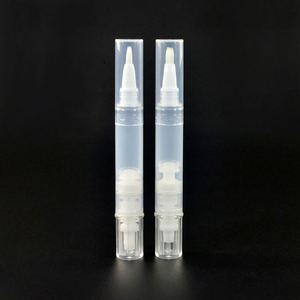 Empty for 2ml 3ml 5ml Vacuum Glue Gel Lip Gloss Cuticle Oil Pen <b>Bottles</b> with <b>Brush</b> Screen Printed for Skin Care Serum - Product Image 1