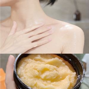 ครีมบำรุงผิวขาวออร์แกนิคแบบเติม ผลิตภัณฑ์วีแกน ปราศจากการทดลองกับสัตว์  ผสมโกโก้บัตเตอร์  พร้อมสครับขัดผิวอัลมอนด์ - Product Image 6