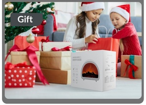 New Design Electric Plastic Desktop Ultrasonic Aroma Humidifier Portable 200ml <strong>Mini</strong> Flame Waterless Essential <strong>Oil</strong> <strong>Diffuser</strong> - Product Image 6