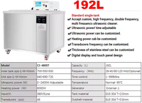 192L 2400W resistente sgrassano la rimozione della ruggine del motore dell'auto per pulire il bagno di parti automobilistiche filtro pulitore ad ultrasuoni