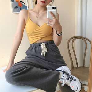 Mode sans manches mince haut court respirant beauté dos femmes taille libre vêtements externes sans couture fil Tube haut <span class=keywords><strong>gilet</strong></span> - Product Image 6