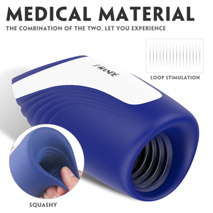 LIL MERMAID Männlicher <span class=keywords><strong>Masturbator</strong></span> mit Klemm-, Saug-, Vibrations- und Heizfunktion Multifunktionaler Penis-Massager für Ultimatives Vergnügen - Product Image 4