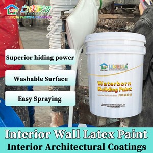<span class=keywords><strong>Peinture</strong></span> murale intérieure au latex Limeijia écologique, inodore, haute couvrance, anti-alcaline <span class=keywords><strong>pour</strong></span> hôtels et écoles, couleurs riches - Product Image 1