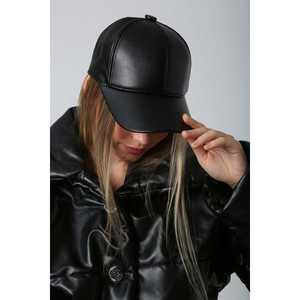 Cappellino da Baseball Classico in Pelle Marrone, Semplice ed Elegante, a 5 Pannelli con Visiera Curva, Design Etnico e alla Moda - SPK1104 - Product Image 3