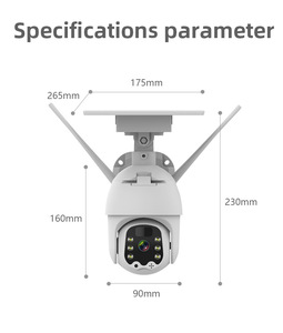 8MP Solar-Powered CCTV <strong>Camera</strong> Outdoor <strong>Security</strong> Wireless <strong>PTZ</strong> 4G SIM Card Alarm Wide-Angle Pan-Tilt CMOS <strong>IP</strong> Cloud 1-Year - Product Image 3