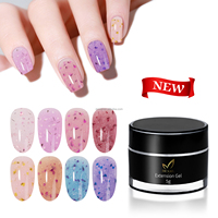 NOUVEAU 2026 HEMA&TPO Free Dry Flowers Extended Gel UV LED pour Extension d'Ongles