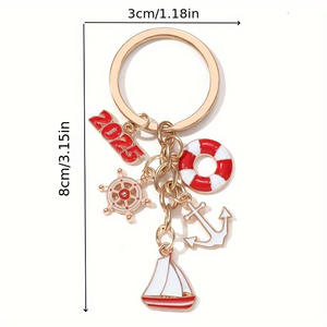 الأكثر مبيعًا مصنوعات معدنية مخصصة مطلية بالذهب سبيكة زيت تقطير قارب شراعي - Product Image 4