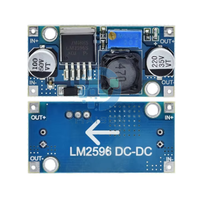 LM2596 konverter daya DC-DC, modul Step Down dapat disesuaikan Regulator tegangan LM2596S