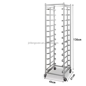 Rastrelliera per Pane in Acciaio Inox, Espositore per Panetteria, Supporto per <span class=keywords><strong>Teglie</strong></span> da Forno e <span class=keywords><strong>Pizza</strong></span> - Product Image 5