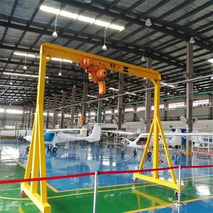Hecho en China 1-20 toneladas Mini pequeña grúa de pórtico de portal de taller móvil eléctrica <span class=keywords><strong>5000kg</strong></span> grúa de elevación móvil - Product Image 2