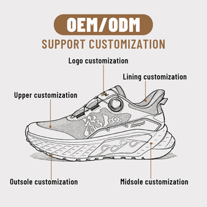Zapatillas de <span class=keywords><strong>Running</strong></span> de Nylon con Cierre Rápido BOA, Fabricación Personalizada OBM ODM, Venta al Por Mayor - Product Image 1