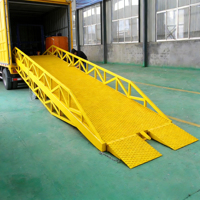Plateforme de chargement mobile hydraulique électrique pour conteneurs, rampe de déchargement pour manutention de marchandises