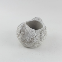 Décoration d'intérieur moderne minimaliste populaire, pot à fleurs en ciment durable pour plantes vertes, pots pour jardin et sol
