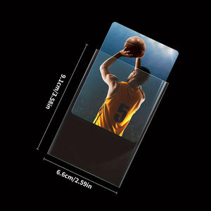 Fundas Transparentes para Tarjetas de Plástico Ecológicas |   Protectores Transparentes Sin Cierre para Tarjetas Coleccionables Deportivas y Pokémon de 0.1mm de Grosor - Product Image 1