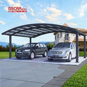 Abri de garage extérieur en aluminium pour deux voitures, résistant à la neige, 55Mx6Mx3M, directement de l'usine - Product Image 2