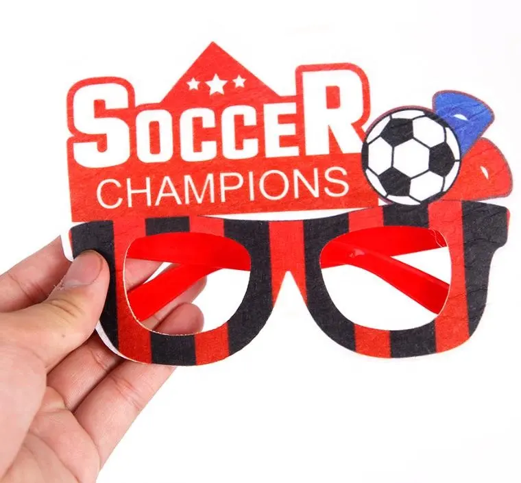 نظارات الديكور مجموعة بار حزب كرة القدم كرة قدم رياضية مروحة نظارات حديثة الطراز لوازم