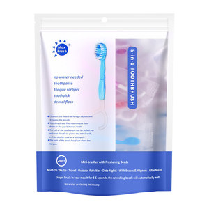 Mini cepillo de dientes desechable con perlas efervescentes, cerdas suaves, empaquetado individualmente, cepillo de dientes de viaje para adultos - Product Image 5
