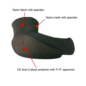 Ce Mức Độ 2 Dành Cho Người Lớn Cơ Thể Bảo Vệ EN1621-1 Thoáng Khí Nylon PU Chất Liệu Phong Cách Chuyên Nghiệp Giá Rẻ Cao Su Khuỷu Tay Pad Cho Mtb Thể Thao - Product Image 3