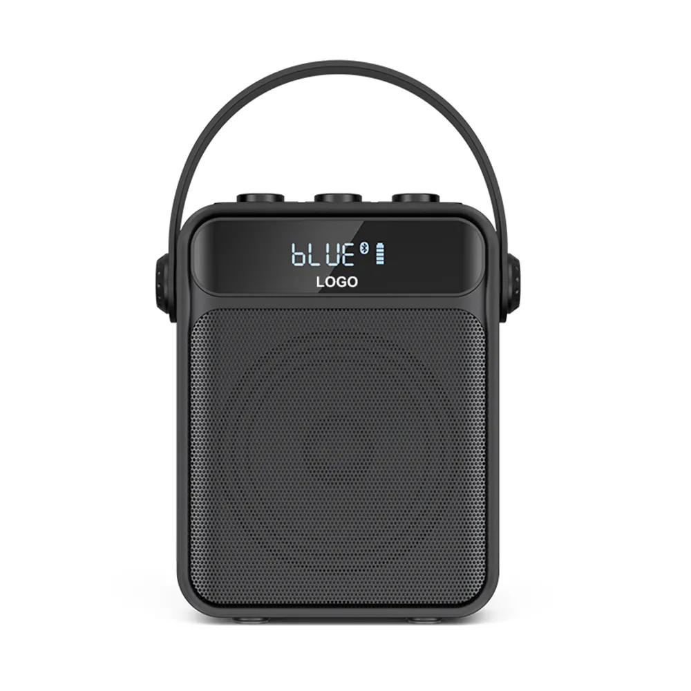 Customized Active Speaker Box S95 Plastic Music Sound Equipment Support FM Radio Audio Input TF Card U Flash Display for Singing