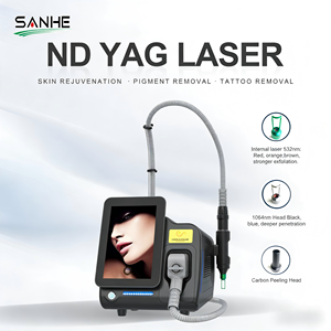 Láser de Picosegundos Nd:YAG con Conmutación Q de 1064nm, 755nm, 532nm, Láser Pico para Eliminación de Tatuajes, Precio de Máquina Láser de Picosegundos - Product Image 1