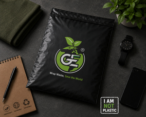 Sacs d'expédition et d'envoi compostables, légers, écologiques, biodégradables, sans plastique, réutilisables pour les colis et les courses - Product Image 1