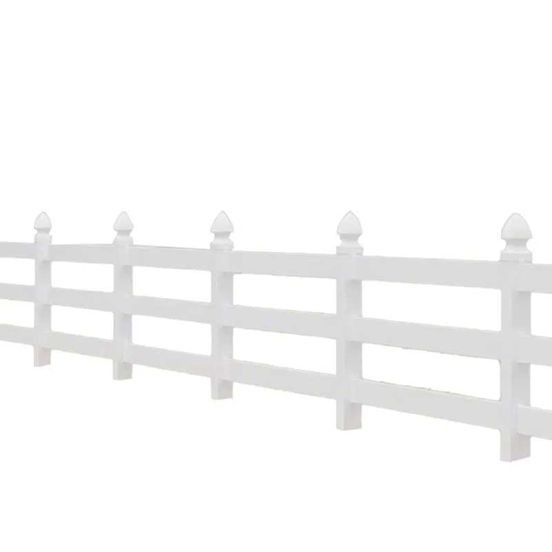 SAM-UK fabbrica casa produttore di bestiame pvc bianco ranch style 3 rail fence