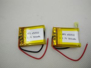 3.7V 500Mah 652532 Li-Polymeer Batterij, li Ion Oplaadbare Batterij Cell Lithium Ion Pouch Lipo Lithium Nmc Pouch Cell Batterij - Product Image 2