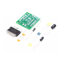 Carte amplificateur TDA7297, pièces détachées, DC 12V, qualité 2.0, double encodage audio, 15W, kit électronique DIY