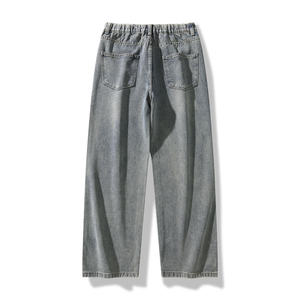 Pantalones Vaqueros de Hombre Más Vendidos, Personalizables, de Tiro Medio, con Degradado Sólido, Estilo Retro, Rotos, Rectos, Lavados, de Mezclilla, Casuales, a la Moda, ODM - Product Image 2