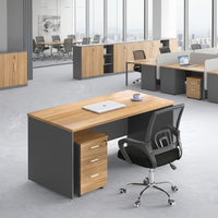 Bureau d'ordinateur en gros pour usine, bureau simple, table de direction pour PDG, mobilier de bureau