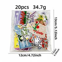 Patchs thermocollants brodés motif floral mignon (ours, lapin, marguerite) pour vêtements d'enfants, sacs, chapeaux et loisirs créatifs DIY