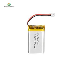 4.07wh 3.7V 4.2V Lipo <span class=keywords><strong>Li</strong></span> po <span class=keywords><strong>Polymer</strong></span> Pin Lithium Ion 3.7 1100mAh <span class=keywords><strong>803048</strong></span> - Product Image 2