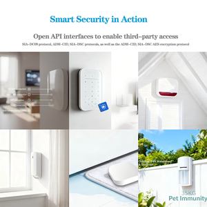 Systèmes d'Alarme OEM ODM Hik-vision <span class=keywords><strong>Ax</strong></span> <span class=keywords><strong>Pro</strong></span> WiFi 4G LHD8100, Prise en Charge de 100 Appareils, Kit d'Alarme de Sécurité pour la Maison avec Technologie Anti-Brouillage - Product Image 6