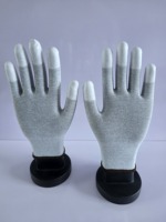 Gants légers en fibre de carbone avec revêtement anti-statique pour l'assemblage et le tri électroniques