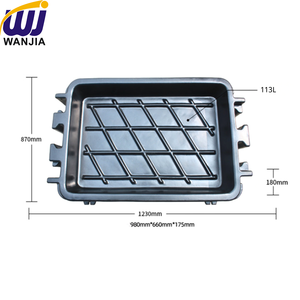 WANJIA Bain de pieds pour bovins à usage intensif avec vanne de vidange Bassin de désinfection des sabots en plastique Abreuvoir pour sabots de vache - Product Image 3
